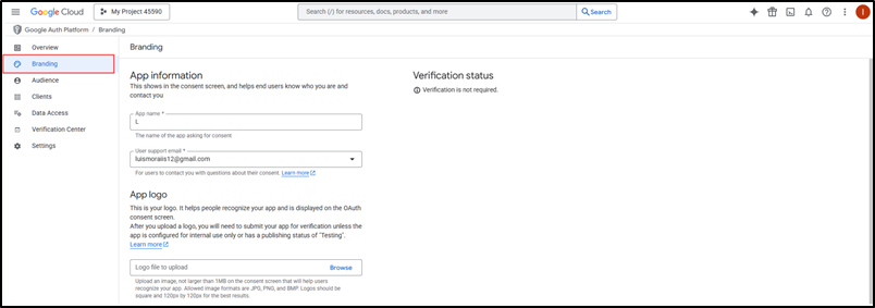 Editing app registration settings 1