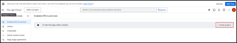 Logging in to the Google Platform
