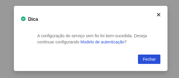 Modelo de autenticação