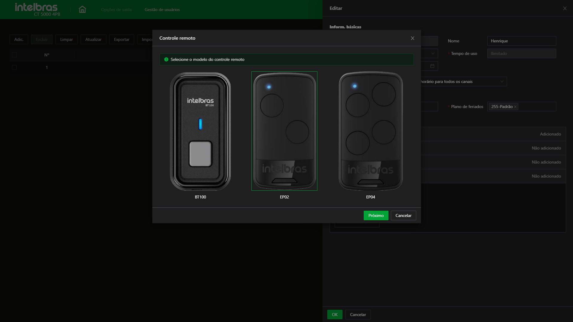Manual Interface Web - CT 5000 4PB