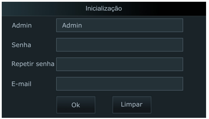 Tela de inicialização