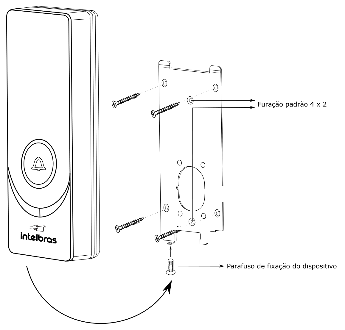 Diagrama de instalação do SS 1520 W