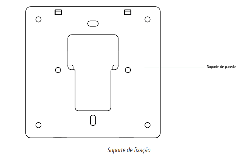 Suporte de fixação SS 1530 MF W e SS 1540 MF W