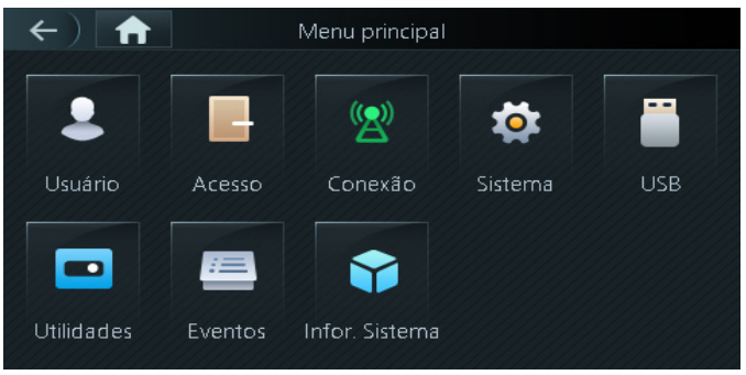 Menu principal