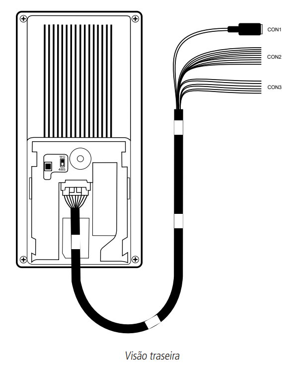 Visão traseira SS 35x1 MF LITE