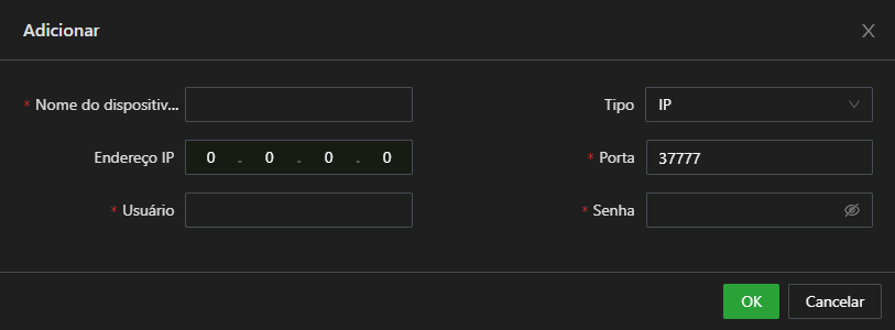 Adicionar Dispositivo