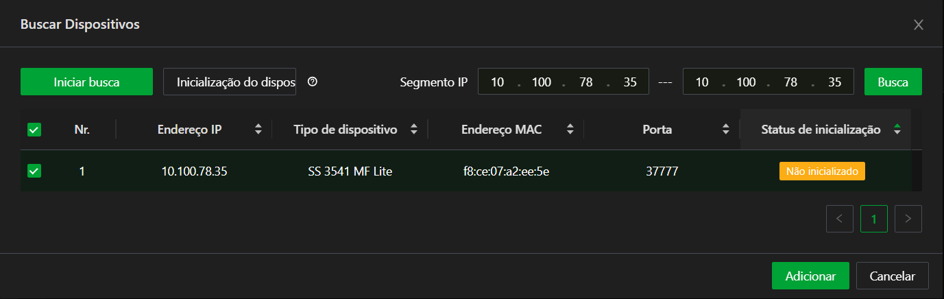 Iniciar Dispositivo