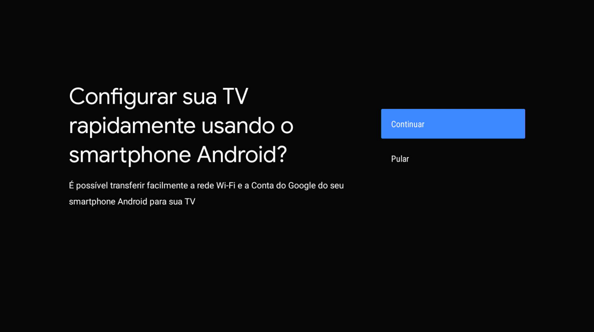 Figura tela de configuração