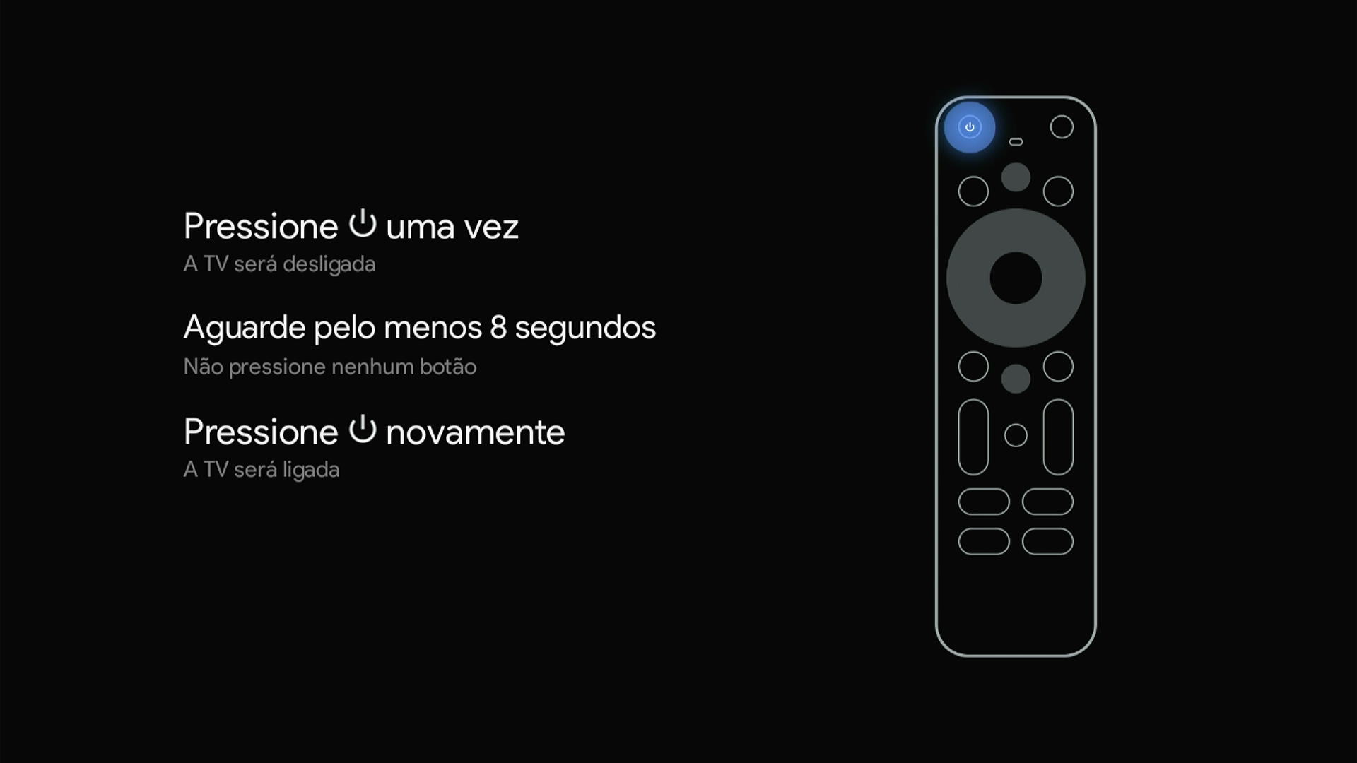Figura tela configuração do controle - tecla liga/desliga