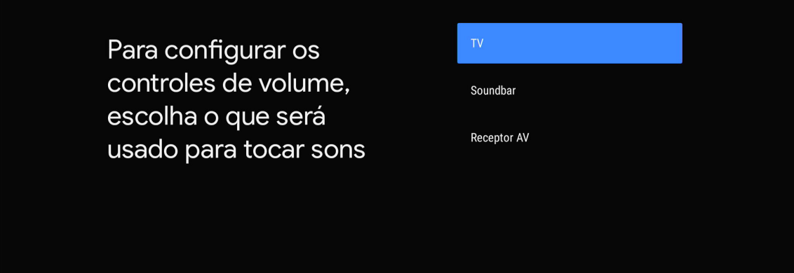 Figura tela configuração do controle - televisao
