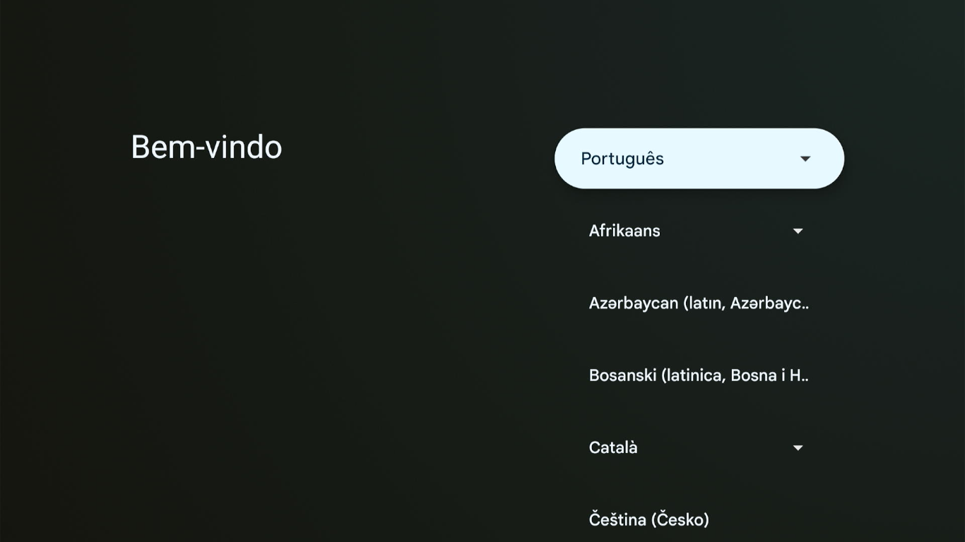 Tela bem vindo