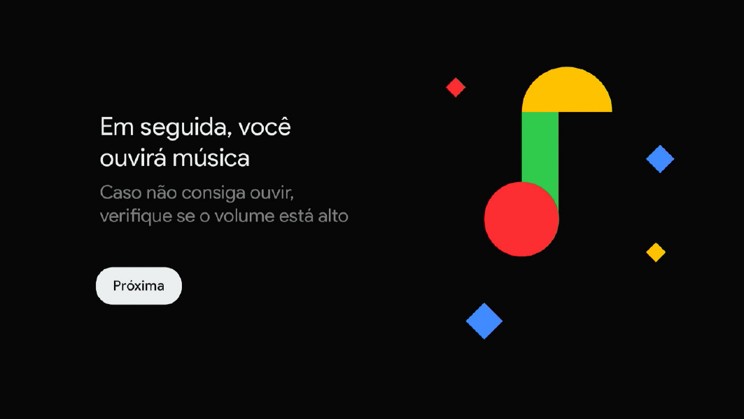 Tela configuração do controle - musica
