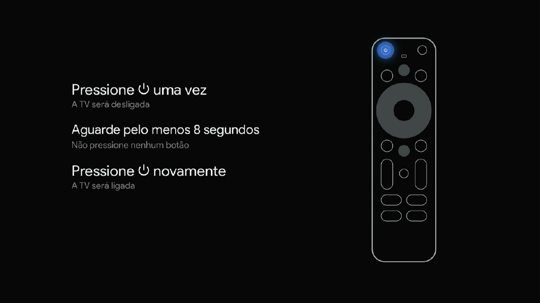 Figura tela configuração do controle - tecla liga/desliga
