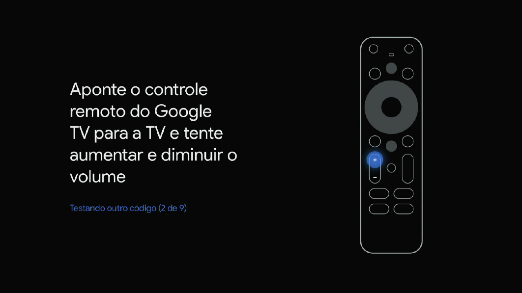 Figura tela configuranção do controle - testes volume NOK