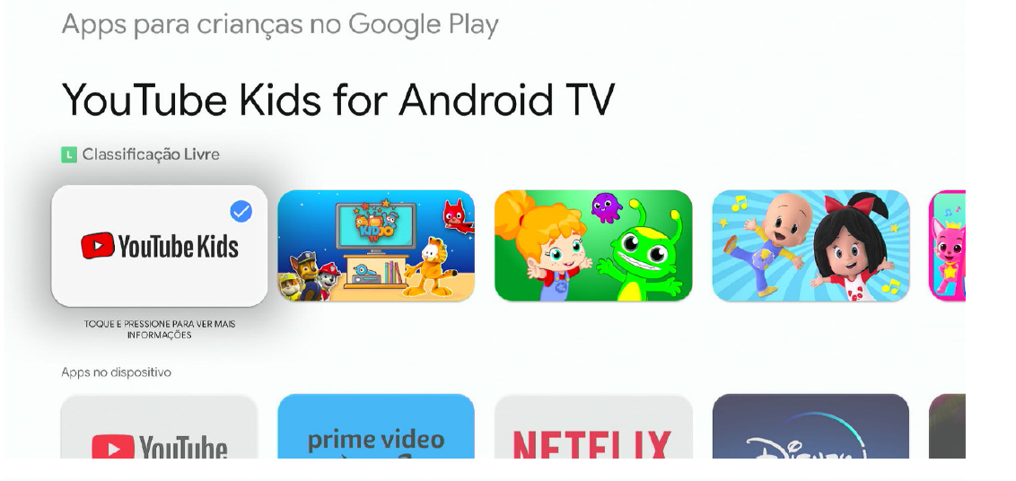 Tela icone youtubeKids