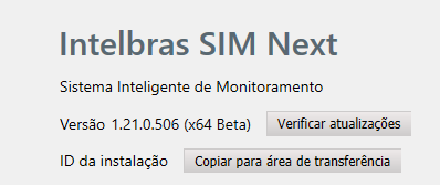 botão de verificação de atualizações